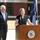 Andy Van Meter, Sangamon County Chairman (left), Ann L. Schneider, Secretary, Illinois Department of Transportation at podium (center) and Mike Houston, Mayor, City of Springfield 